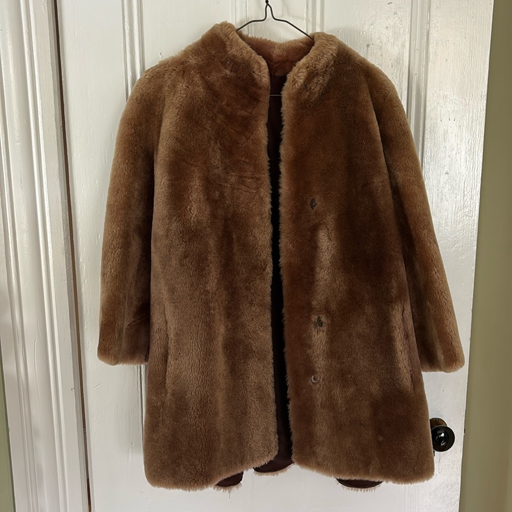 Vintage fur coat.